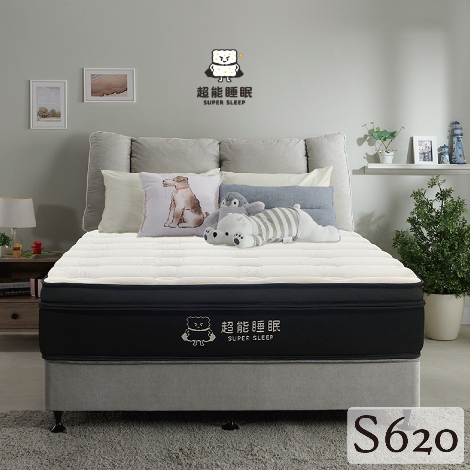 S620軟硬度可調式設計-乳膠<br> 軟●●●●●●●硬